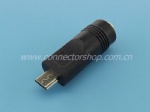 Micro USB male to 5.5*2.1mm DC female